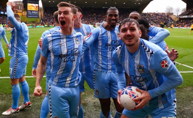 แชมเปียนชิพ : โคเวนทรีแซงคว้าชัย ทิ้งห่าง 4 แต้ม; สโต๊คขึ้นรองจ่าฝูง – โบโร่เจ๊า